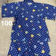 ミキハウス Hot Biscuits 甚平 サイズ100 動物柄