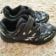 Achilles瞬足キッズ スニーカー18.0㎝ ブラック シューズ靴アキレス