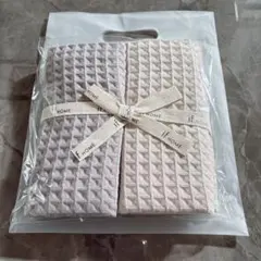 東京インテリア if HOME ワッフル生地 フェイスタオル 2枚セット