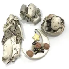 ■アンティークブローチ　おまとめ4点