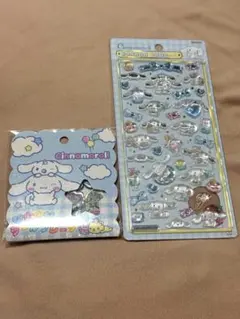 【正規品】シナモロール ボンボンドロップシール　おはじきシール シナモン