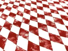 ⋆✦ダイヤ柄⋆✦WHITE＆RED⋆✦生地幅×50cmぐらい