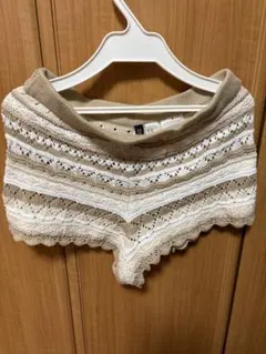 H&M ベージュホワイト ショートパンツ XS