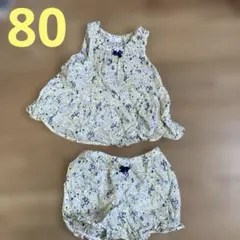 Bebe 花柄ワンピースとショートパンツセット 80サイズ
