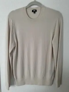 カシミヤクールネックセーター