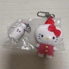 ちびっともサンリオ　和菓子　めじるしアクセサリー　キティー