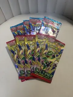 ポケモンカード メガブレイブ ストームエメラルダ 未開封バラ10パック