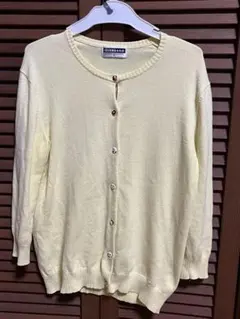 GIORDANO 長袖 カーディガン イエロー Mサイズのサムネイル