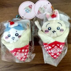 ちいかわ　クレープくじ　マスコット　ハチワレ　&うさぎセット