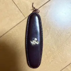 【匿名配送】 ディズニーランド キーホルダー 革 ミッキー ジャンク品