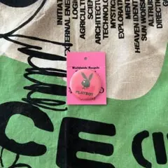 PLAYBOY 缶バッジ ピンクのサムネイル