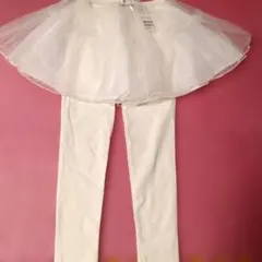 最終価格☆プティマイン☆未使用＆訳あり☆レギンス付きチュールスカート　120