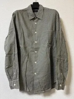 green label relaxing チェック柄長袖シャツ