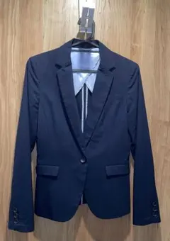 Suits Select ネイビーストライプ スーツジャケット ウォッシャブル