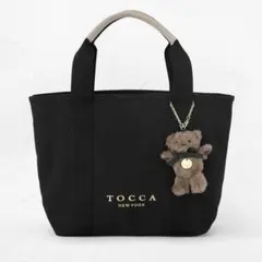 トートバッグ 「ぬいぐるみチャーム付き」TOCCA キャンバストート レディース