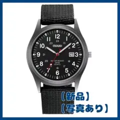 【新品】【値下げ】メンズ 腕時計 ブラック ミリタリー カジュアル おしゃれ