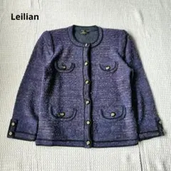 2026年最新】Leilian ツイード ノーカラー ジャケットの人気アイテム