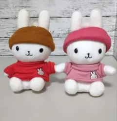 クリスマス　うさずきん　マスコット3つセット 平成レトロ　うさぎ 平成レトロ うさずきん カプセル キーホルダー 3個セットの通販 by