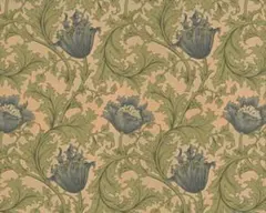 moda ウィリアムモリス　アネモネ　タートルダブ　シーチング生地　50㎝延長可