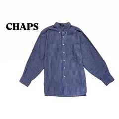 USA古着 CHAPS チャップス 長袖シャツ サイズL ストライプ柄