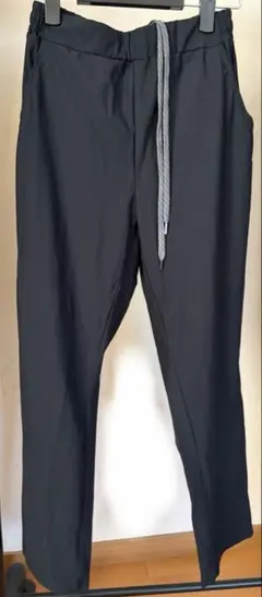 黒 ジョガーパンツ ウエストゴム　Lサイズ