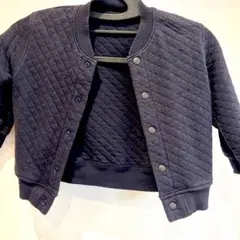 UNIQLO ネイビー キルティング ボンバージャケット90サイズ