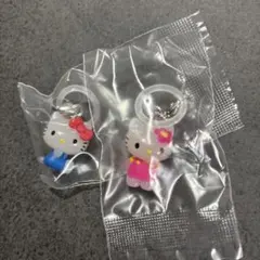 ハローキティ めじるしアクセサリー お花キティ スタンダードキティ2個セット