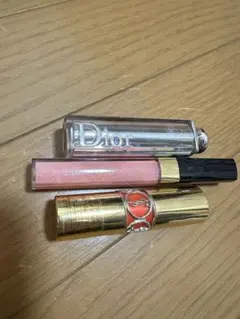 使用済みリップ３本