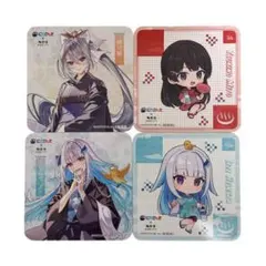 Vtuberキャラクター コースター 4枚セット