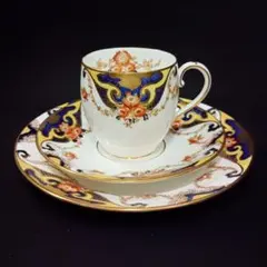 美品 オールドノリタケ マルキ印 コバルト金盛 トリオセット カップ