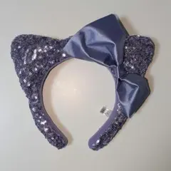 USJ キティ 紫 スパンコールカチューシャ