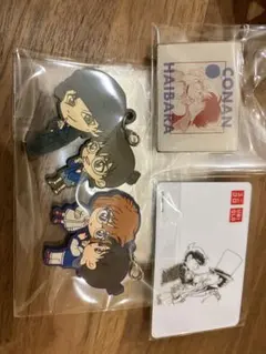 名探偵コナン ラバーストラップ　ピンバッジ