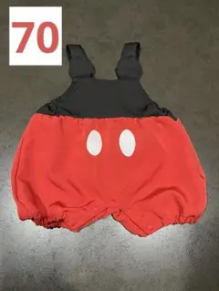 ミッキーマウス　ロンパース　バースデイ　70センチ