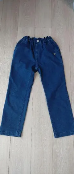 Apres les cours 140 ハート型ポケット付デニムパンツ