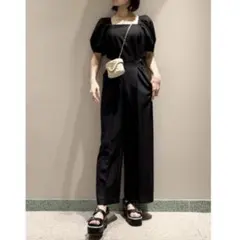 SNIDEL サイドスリットオールインワン