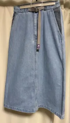 ノースフェイス　ツイルデニムスカート　WS