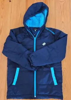 フリースライニング ネイビー コート