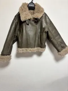 MURUA ヴィンテージライクショートフェイクムートン