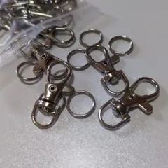 シルバー／ ロブスタークロークリップセットアップ 15個セット✖2点