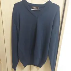 LINDBERGH ネイビー Vネックセーター
