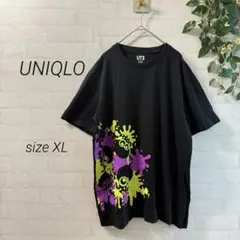 【ユニクロ】UT スプラトゥーン コラボ 半袖Tシャツ (XL) 黒