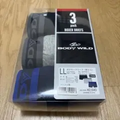 【新品】BODY WILD ボクサーブリーフ 3枚組 LLサイズ