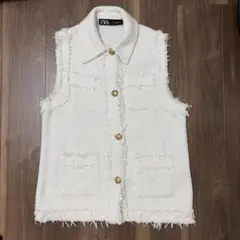 2026年最新】zara ツイード ジレの人気アイテム - メルカリ