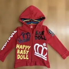 BABY DOLL レッドパーカー 110