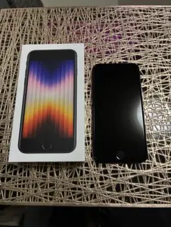 iPhone SE 第3世代128GB ミッドナイトSIMフリーバッテリー93%