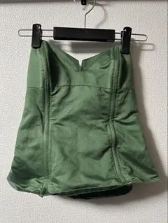 ROKU 6 beauty&youth カーキ ビスチェ コルセット 38