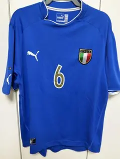 プーマ イタリア代表 ピルロ #8 ユニフォーム 06/07ホーム M 正規品 プーマ イタリア代表 ピルロ #8 ユニフォーム 06/07ホーム M 正規品