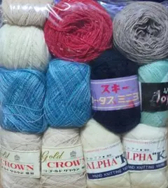 訳あり毛糸(21)　合計331g