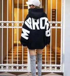 MIRROR9 ICONパーカー フーディ 黒 ☆古着