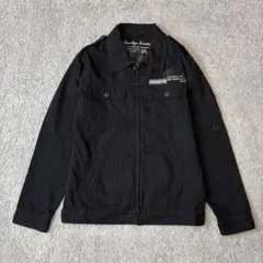 ブルックリンインダストリーズ　ジャケット　フルジップ　M ブラック　2ポケット